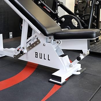 Amazon | ブル（Bull）NEWアジャスタブルベンチ（白） トレーニング